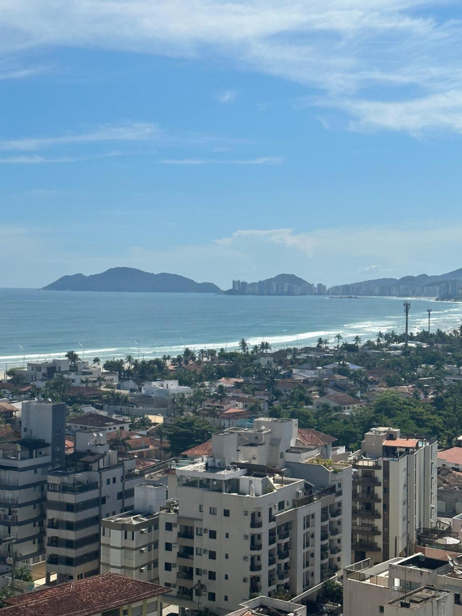 Enseada Apto Novo Vista Mar Guaruja Bagian luar foto