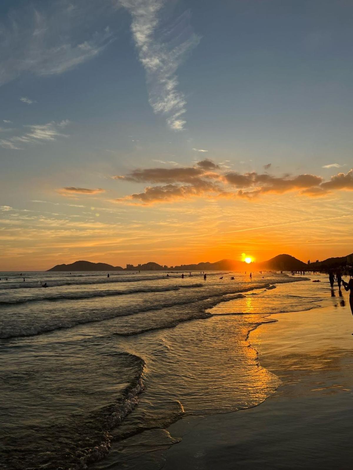 Enseada Apto Novo Vista Mar Guaruja Bagian luar foto